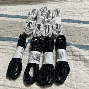 USB Charging Cables - Black and White
